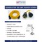 Connecticut Electric Cold Weather Extension Cord, 10 AWG, Indoor/Outdoor, 1 Outlets, L14-30R, Black/Yellow, Nylon, 50 ft HEPC3050 - alternate 2